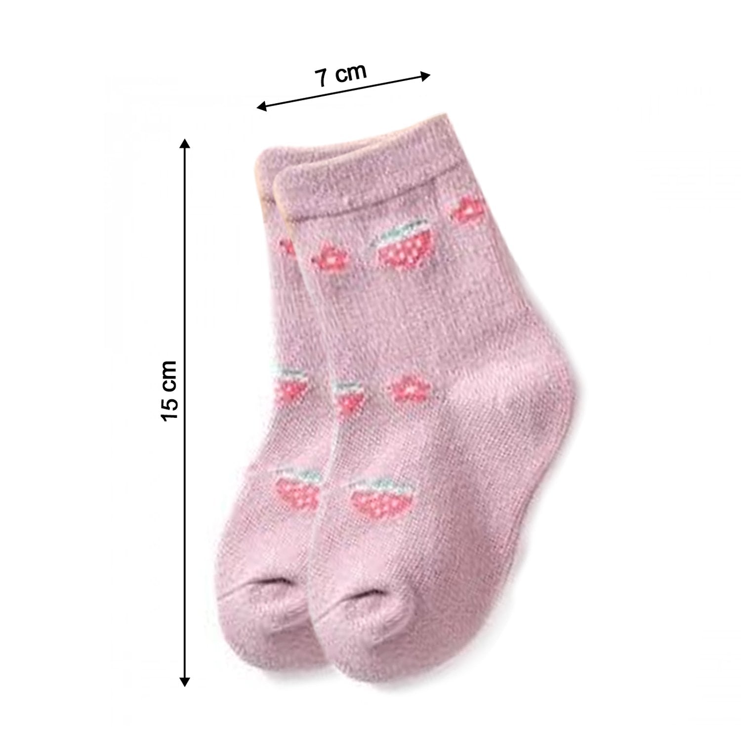 Side view of the breathable and soft socks, demonstrating their thickness and skin-friendly features Side view of the breathable and soft socks, demonstrating their thickness and skin-friendly features